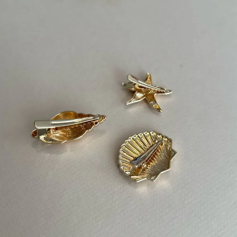 Seashell hair clip M1149